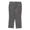 Relaxed Fit Carhartt Trousers - 35W 29L Grey Cotton trousers Carhartt   