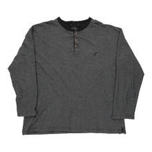  Nautica Long Sleeve T-Shirt - Large Grey Cotton long sleeve t-shirt Nautica   
