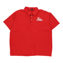  Tri-Chem Corporation Screen Stars Polo Shirt - XL Red Cotton Blend polo shirt Screen Stars   