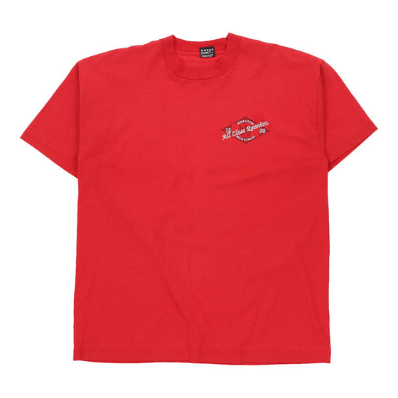 Wheaton High School Fruit Of The Loom T-Shirt - XL Red Cotton Blend t-shirt Fruit Of The Loom   