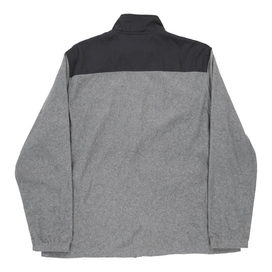 Starter Fleece Jacket - 2XL Grey Polyester fleece jacket Starter   