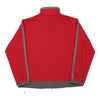 Vintage Unbranded Track Jacket - Medium Red Polyester track jacket Unbranded   