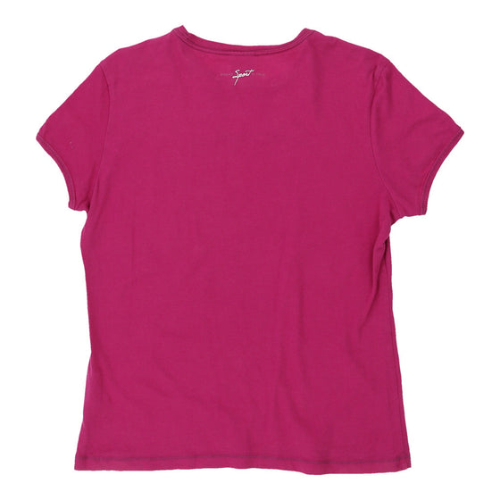 Vintage Champion T-Shirt - XL Pink Cotton t-shirt Champion   