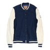 Pre-Loved Guillermeek Pull & Bear Varsity Jacket - Small Blue Cotton varsity jacket Pull & Bear   