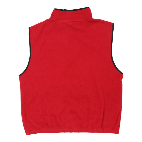 Vintage Holloway Fleece Gilet - 2XL Red Polyester fleece gilet Holloway   