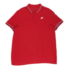  Vintage Lotto Polo Shirt - 3XL Red Cotton polo shirt Lotto   
