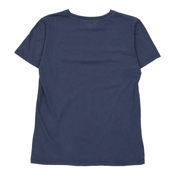 Roy Rogers Spellout T-Shirt - Large Blue Cotton t-shirt Roy Rogers   