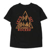 Def Leppard 1992 World Tour American Classics Band T-Shirt - XL Black Cotton t-shirt American Classics   
