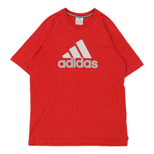  Vintage Adidas T-Shirt - Medium Red Cotton t-shirt Adidas   