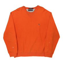  Vintage Tommy Hilfiger Sweatshirt - XL Orange Cotton sweatshirt Tommy Hilfiger   