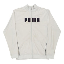  Vintage Puma Track Jacket - 2XL White Polyester track jacket Puma   