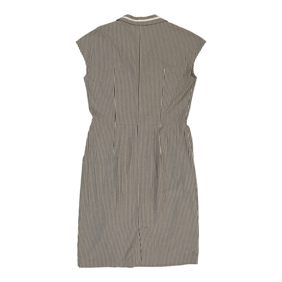 Les Copains Striped Shirt Dress - Medium Beige Cotton shirt dress Les Copains   