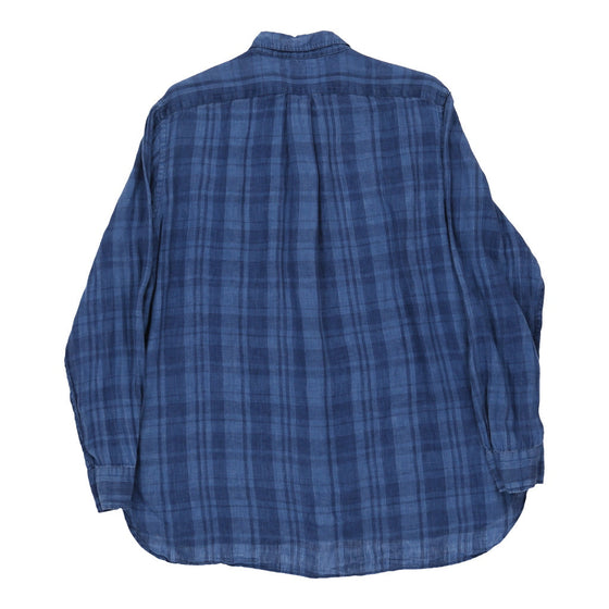 Ralph Lauren Checked Shirt - XL Blue Cotton shirt Ralph Lauren   