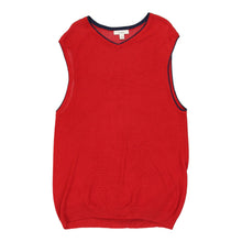  Vintage Turnbury Sweater Vest - Large Red Cotton sweater vest Turnbury   