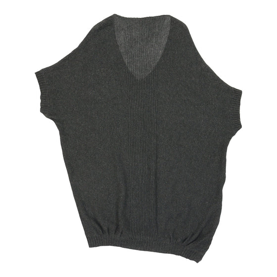 Vintage Unbranded Sweater Vest - 2XL Black Cotton sweater vest Unbranded   