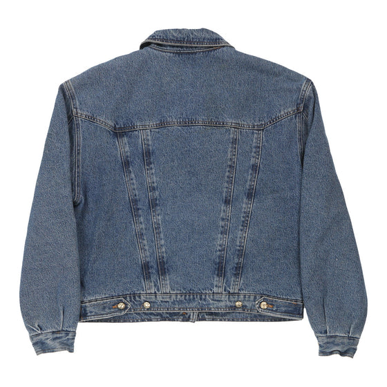 Vintage Roccobarocco Denim Jacket - Medium Blue Cotton denim jacket Roccobarocco   