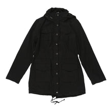  New York & Company Coat - Medium Black Cotton Blend coat New York & Company   