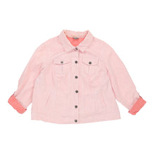  Roz & Ali Denim Jacket - XL Pink Cotton denim jacket Roz & Ali   