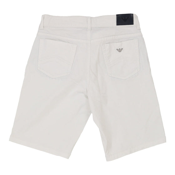 Vintage Armani Shorts - 30W UK 8 White Cotton shorts Armani   