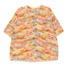  Unbranded Patterned Shirt - XL Beige Cotton Blend patterned shirt Unbranded   