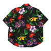 Unbranded Floral Hawaiian Shirt - Large Black Polyester hawaiian shirt Unbranded   