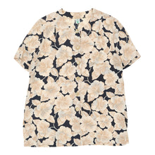  Marcella Floral Patterned Shirt - Medium Cream Silk Blend patterned shirt Marcella   