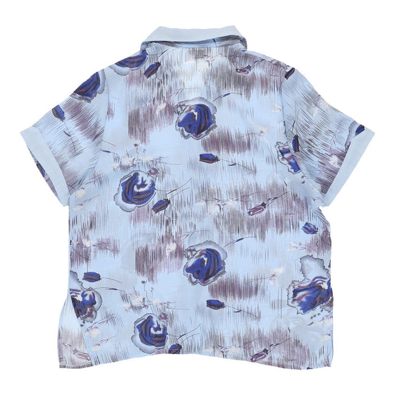 Neworld Patterned Shirt - XL Blue Polyester patterned shirt Neworld   