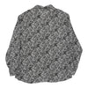 Unbranded Floral Patterned Shirt - 2XL Black Viscose patterned shirt Unbranded   
