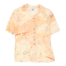  Unbranded Patterned Shirt - Large Cream Polyester patterned shirt Unbranded   