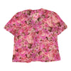 Unbranded Floral Patterned Shirt - 3XL Pink Polyester patterned shirt Unbranded   
