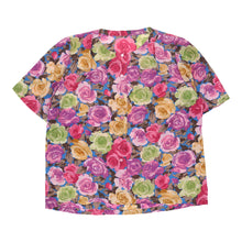  Unbranded Floral Patterned Shirt - 2XL Pink Polyester patterned shirt Unbranded   