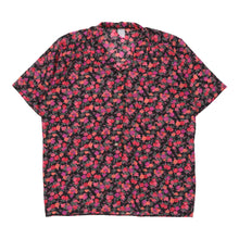  Unbranded Floral Patterned Shirt - XL Pink Polyester patterned shirt Unbranded   