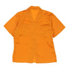Unbranded Short Sleeve Shirt - Medium Orange Polyester short sleeve shirt Unbranded   