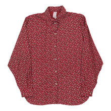  Unbranded Patterned Shirt - Large Red Polyester patterned shirt Unbranded   