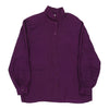 Betty Barclay Collarless Shirt - XL Purple Polyester collarless shirt Betty Barclay   
