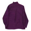 Betty Barclay Collarless Shirt - XL Purple Polyester collarless shirt Betty Barclay   