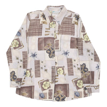  Surprise Patterned Shirt - XL Beige Polyester patterned shirt Surprise   