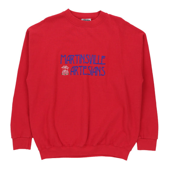 Martinsville Artisans Lee Sweatshirt - XL Red Cotton Blend sweatshirt Lee   