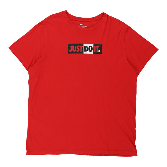 Nike T-Shirt - XL Red Cotton t-shirt Nike   