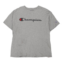  Champion Spellout T-Shirt - XL Grey Cotton t-shirt Champion   