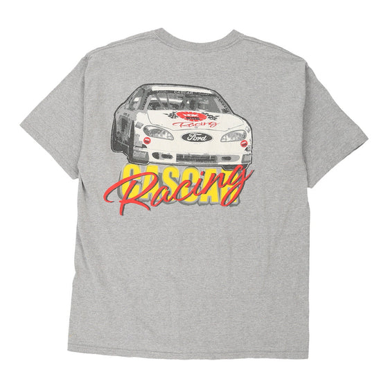 Gildan NASCAR T-Shirt - XL Grey Cotton t-shirt Gildan   