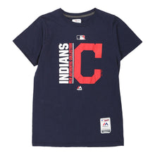  Cleveland Indians Majestic MLB T-Shirt - Small Blue Cotton t-shirt Majestic   