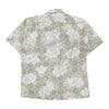 Platinum Floral Hawaiian Shirt - Large Green Cotton hawaiian shirt Platinum   
