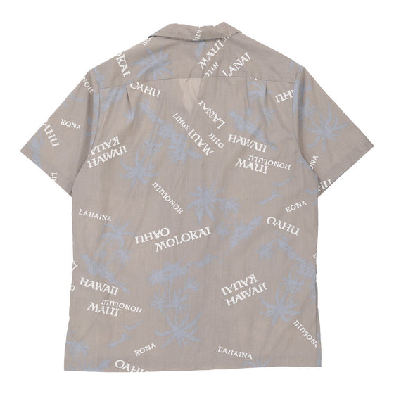 Hilo Hattie Patterned Shirt - Large Grey Polyester Blend patterned shirt Hilo Hattie   