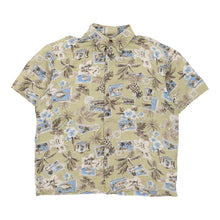  Hathaway Hawaiian Shirt - Large Cream Cotton hawaiian shirt Hathaway   