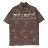 George Hawaiian Shirt - Medium Brown Cotton hawaiian shirt George   