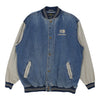 Luna Pier Varsity Jacket - 2XL Blue Cotton varsity jacket Luna Pier   