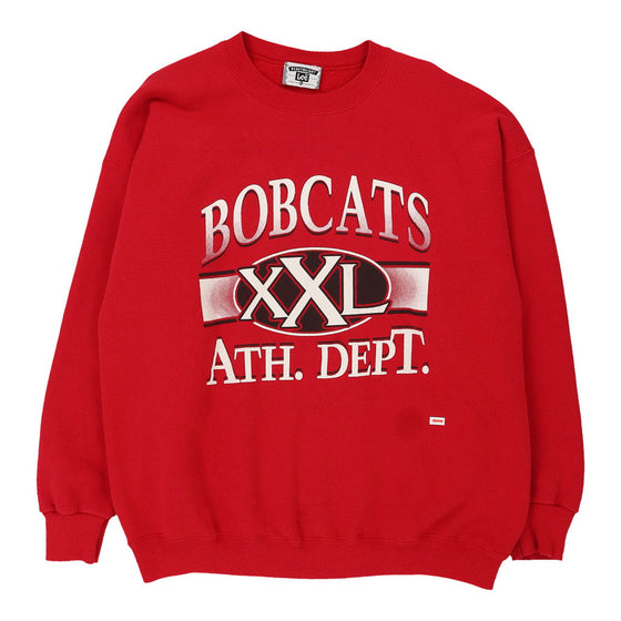 Bobcats Lee Sweatshirt - XL Red Cotton Blend sweatshirt Lee   