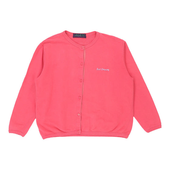 Vintage Best Company Zip Up - XL Pink Cotton zip up Best Company   