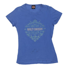  Black Hills, Rapid City Harley Davidson Graphic T-Shirt - Large Blue Cotton t-shirt Harley Davidson   